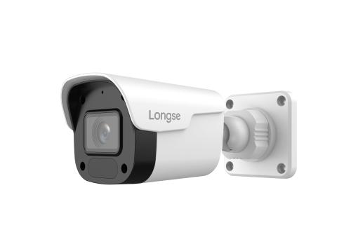 Caméra IP Bullet 4MP Full-Color avec IA et Micro Intégré - Longse