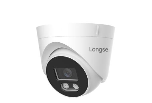 Caméra IP Dome 8MP 4K Full-Color avec IA et Micro Intégré - Longse